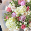 Hand Crafted Bouquet With White Hydrangeas - Image 3