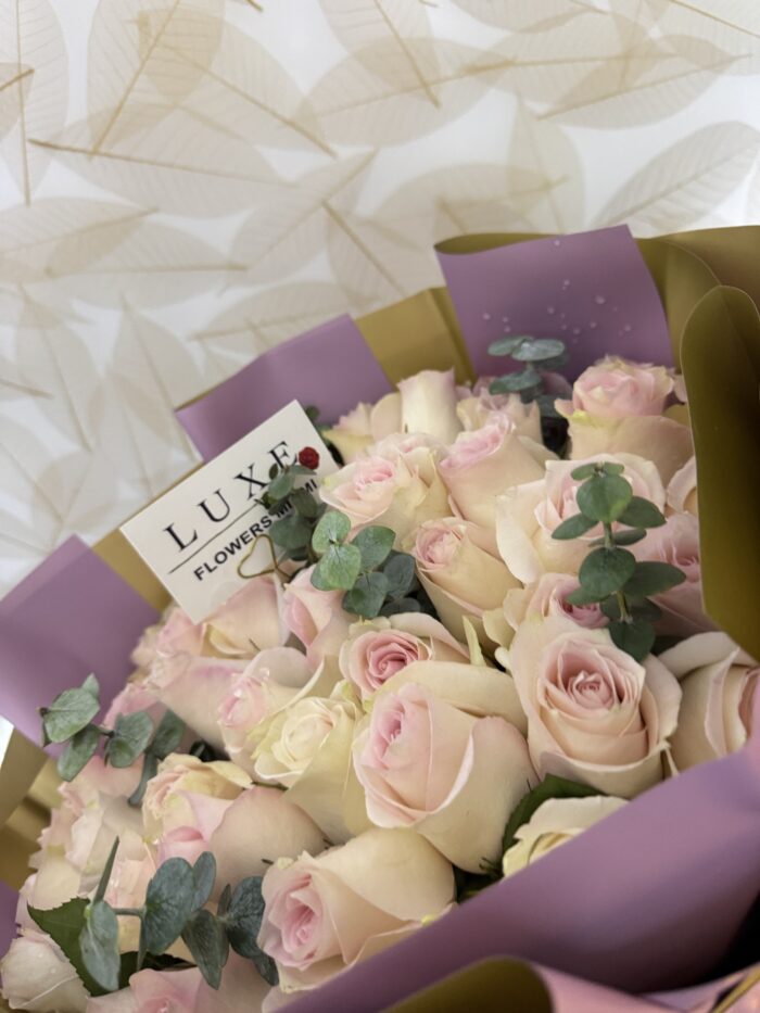 Luxury of Light Pink Roses - Image 2