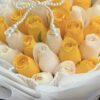 Delicate white and yellow bouquet - Image 2