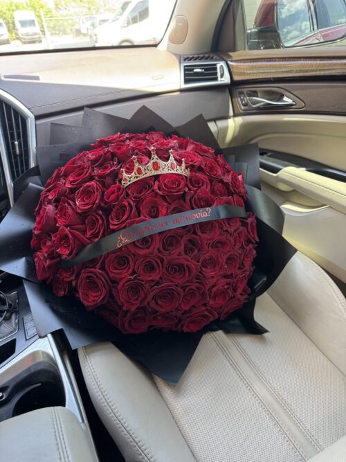 Bouquet of 100 Red Roses
