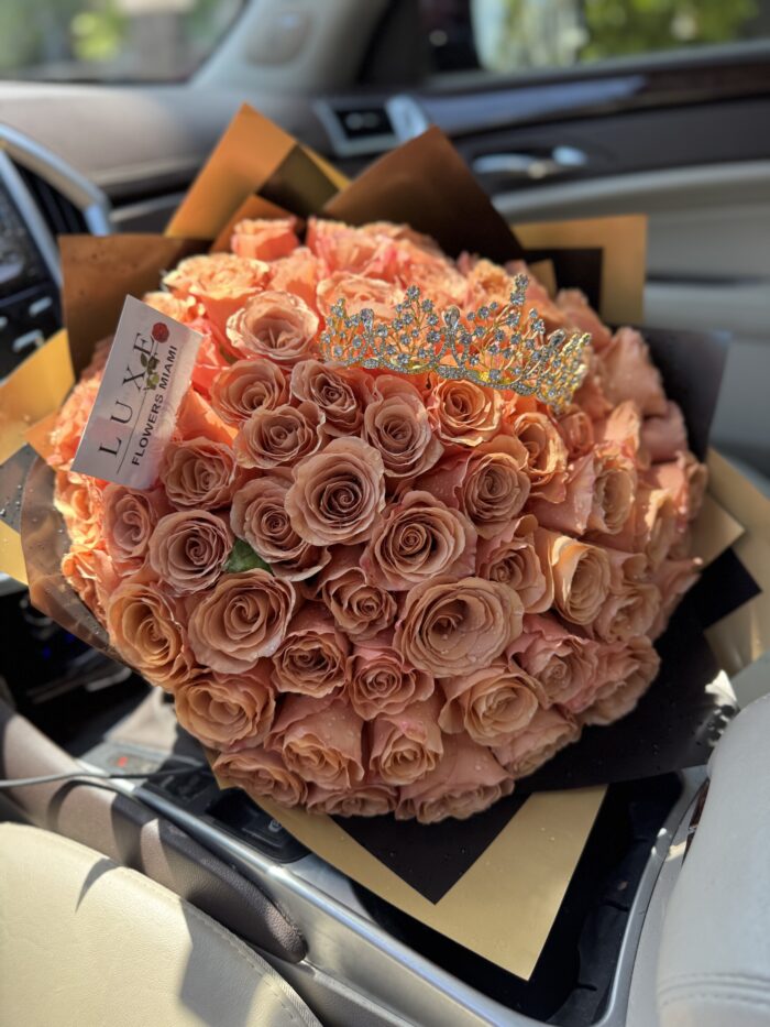 Bouquet of 75 Moab Roses - Image 3