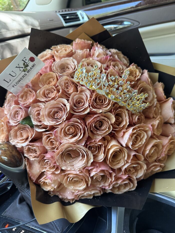Bouquet of 75 Moab Roses